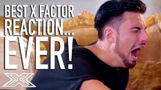 Rylan Clark Gives The Best X Factor ReactionEVER  X Factor Global [upl. by Anelahs]