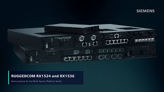 RUGGEDCOM RX1524 and RX1536  Rugged Ethernet switches and routers for substations [upl. by Michale]