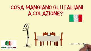 LA COLAZIONE DEGLI ITALIANI lessico [upl. by Eidnil]