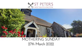 Mothering Sunday Online Service 27th March 2022 [upl. by Ramar]