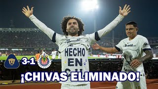 CHIVAS ES ELIMINADO LIGA MX CUARTOS DE FINAL VUELTA APERTURA 2023  EN ZONA FUT [upl. by Butterfield950]