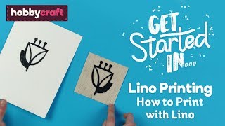 How to Get Started in Lino Printing  Hobbycraft [upl. by Euqram]