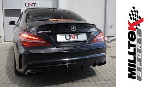 MercedesBenz CLA 45 AMG  Wydech Milltek Sport Catback Nonresonated exhaust  Wydechowepl [upl. by Teerell]