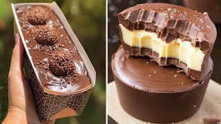 Trying The BEST Ever Oreo Cake Recipe  Most Satisfying Chocolate Cake Tutorials  Easy OREO Cakes [upl. by Nomyt15]