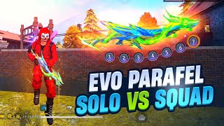 New Evo Parafal Max Lvl Solo Vs Squad Gameplay  Badge99 [upl. by Debbi]