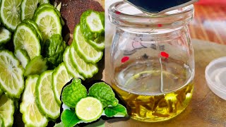 How to make bergamot oil របៀបធ្វើប្រេងក្រូចសើច [upl. by Enttirb]