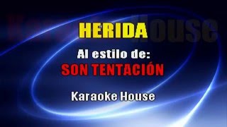 Herida KARAOKE OFICIAL ©  Son Tentacion [upl. by Adnolehs]