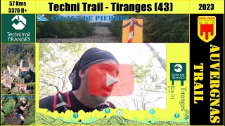 Inside 57kms Techni Trail Tiranges 2023 [upl. by Butterworth625]