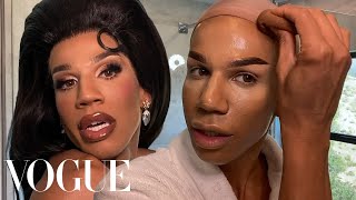 RuPaul’s Drag Race Star Naomi Smalls’s 70Step Drag Transformation  Beauty Secrets  Vogue [upl. by Oaht411]