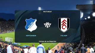 TSG Hoffenheim vs Fulham 10082024 Club Friendlies PES 2021 [upl. by Enaffit496]