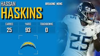 𝐁𝐑𝐄𝐀𝐊𝐈𝐍𝐆 𝐍𝐄𝐖𝐒 Los Angeles Chargers Claim RB Hassan Haskins Off Waivers  2024 NFL Offseason [upl. by Calla]