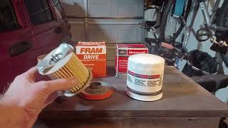 Fram PH2 vs FL820S Motorcraft oil filter [upl. by Ymorej181]