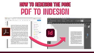 Redesign the PDF page in indesign [upl. by Latreese]