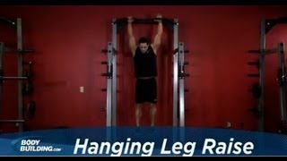 Hanging Leg Raise  Ab Exercise  Bodybuildingcom [upl. by Xirdnek]