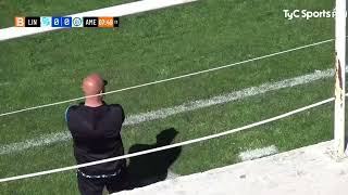 Valentín Gargiulo  ARGENTINO DE MERLO vs Liniers 140924  FIGURA DEL PARTIDO [upl. by Akinas399]