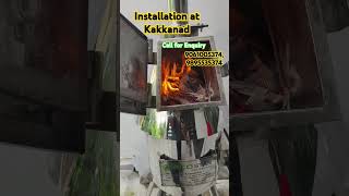 Smokeless incinerator for home installed in Vazhakkala [upl. by Nahgrom141]