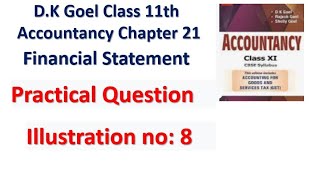 Class 11th Accountancy Illustration no 8 Chapter 21 Financial Statement Trading Account [upl. by Mis]