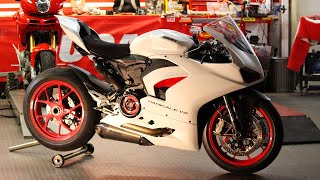 Our 2021 Panigale V2 Gets Superlight Battery amp Comfort Seat [upl. by Danna]