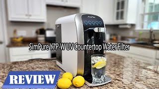 SimPure Y7P Countertop Reverse Osmosis System Review  Watch before ordering [upl. by Peppel]