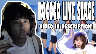 WIZONE RAW UNCUT REACTION TO IZONE ROCOCO LIVE STAGE FROM ONEIRIC THEATER LINK IN DESCRIPTION [upl. by Benildas]