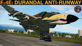 F4E Phantom BLU107B Durandal amp CBU52B Cluster Bomb AntiRunway Guide  DCS [upl. by Aenea414]