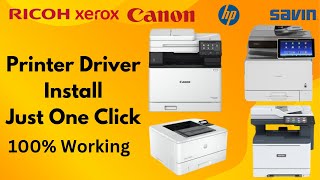 RICOH printer driver installation [upl. by Ferdie]