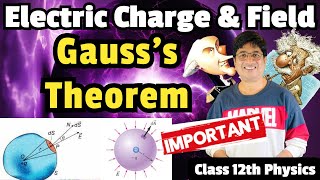 Gauss Theorem amp Applications Class 12 Physics  Electric Charges amp Fields  Gauss Theorem Derivation [upl. by Nemzzaj136]