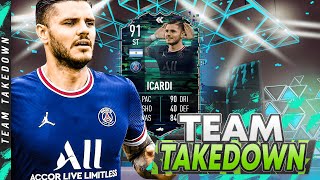 91 Flashback Mauro Icardi Team Takedown [upl. by Elstan]