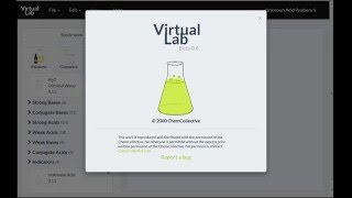 ChemCollective HTML5 Virtual Lab Walkthrough [upl. by Aihsoem]