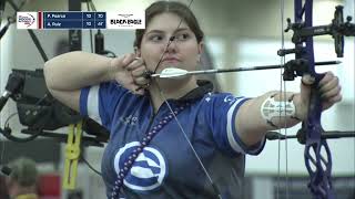 2024 Indoor Nationals Final  Womens Compound Ruiz vs Pearce [upl. by Odlabu]