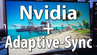 Tutorial Nvidia Grafikkarte mit AdaptiveSync  FreesyncMonitor  Anleitung mit einem AOC G2790PX [upl. by Demetri256]