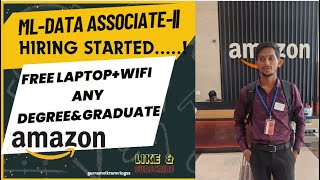 MLData AssociateAmazon New role started HiringAmazon jobs for freshers [upl. by Dellora]