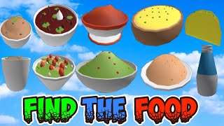 FIND THE Food💖New 10 Food💖ROBLOX 💖All Badges 130 [upl. by Ytak]