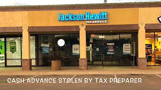 A Mother Of 3 Explains How A Jackson Hewitt Tax Preparer Stole Her Cash Advance [upl. by Styles]