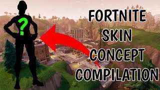 FORTNITE SKIN CONCEPT COMPILATION [upl. by Laumas]