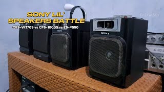 Sony CFSW370S vs CFS1000S vs ZSPS50 Speaker Test [upl. by Floria93]