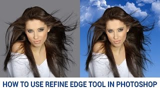 How to Use the Refine Edge Tool in Photoshop [upl. by Huskey]