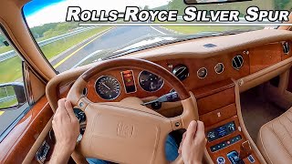 1999 RollsRoyce Silver Spur  The End Of The British Era POV Drive Binaural Audio [upl. by Nessnaj494]