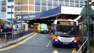 Leeds Bus 757 City Centre  Airport [upl. by Gannon371]