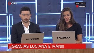 Luciana Rubinska e Iván Schargrodsky se despidieron de la conducción de quotEl Diarioquot [upl. by Otreblide]