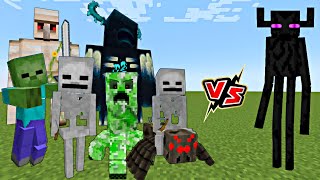 TITAN ENDERMAN ENDER COLOSSUS vs EVERY TITAN MOBS IN MINECRAFT  TITAN MOBS BATTLE [upl. by Ennaira]