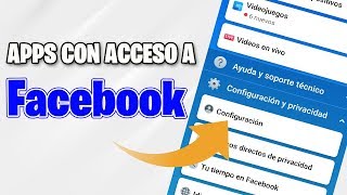 COMO REVISAR QUE APPS TIENEN ACCESO A TU FACEBOOK [upl. by Bendicty425]