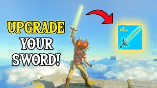 NEW GLITCH EASILY Upgrade the Master Sword  Zelda Tears of the Kingdom [upl. by Ioved144]