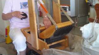 Using a Picker to Prepare Fiber for Carding [upl. by Genaro]