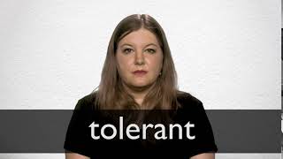 How to pronounce TOLERANT in British English [upl. by Ecirtaemed]