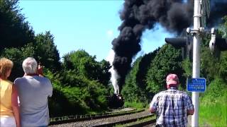 Historic Steam Locomotive No 765 Almost Stalls on The NS YTL [upl. by Hooge]