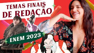 TEMAS FINAIS PARA O ENEM 2023 [upl. by Ly]