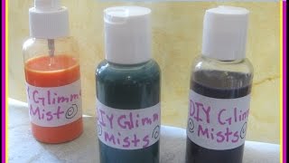 TUTORIAL HOMEMADE GLIMMER MIST  3 WAYS [upl. by Boar]