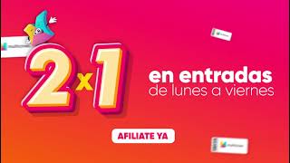 2x1 se Lunes a Viernes en MULTICINES [upl. by Ehcropal]