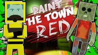 ZOMBIE OUTBREAK ESCAPE Paint The Town Red Gameplay Roleplay Zombie Apocalypse Survival [upl. by Akcired]